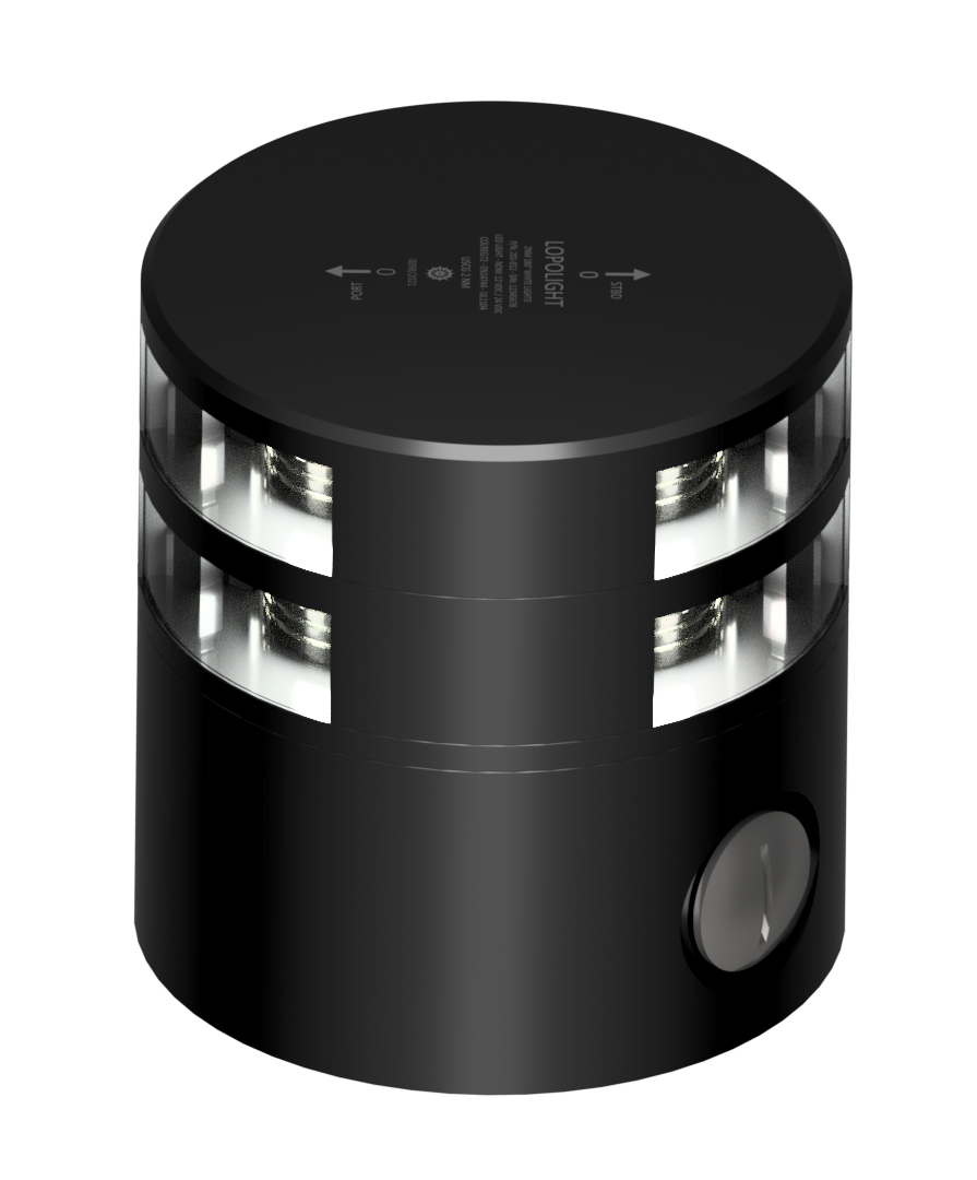 2nm 180° White,dbl,black w/Conn & Alu-base CSCD 2nm 180° White,dbl,black w/Conn & Alu-base CSCD